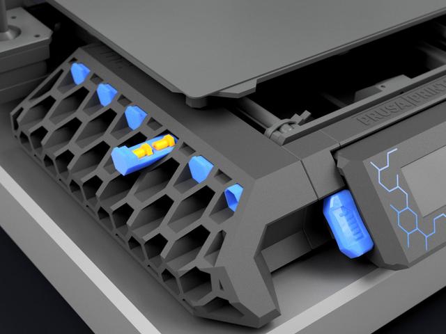 V6 Nozzle Holder For The Ultimate Prusa Casing 3D model thumbnail