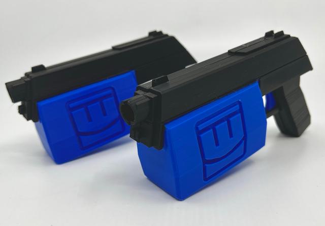 Rec Room Paintball Pistol 3D printable 3D model thumbnail