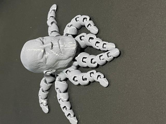 Thanopus - The Articulated Thanos Octopus! 3D model thumbnail