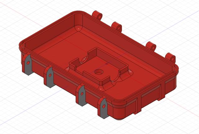 Ember Prototypes CXC Camera Case Bottom Remix 3D model thumbnail