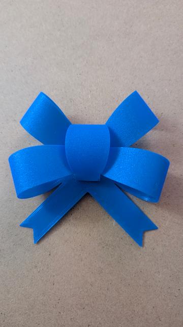 Last Minute Christmas Gift Bow 3D model thumbnail