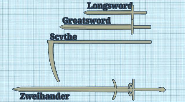 Dummy 13 Zweihander 3D model thumbnail