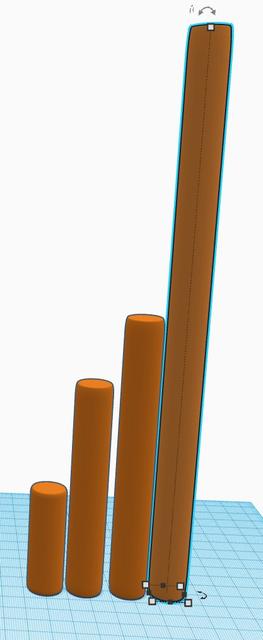 Printable poles for modular shoe rack 3D model thumbnail
