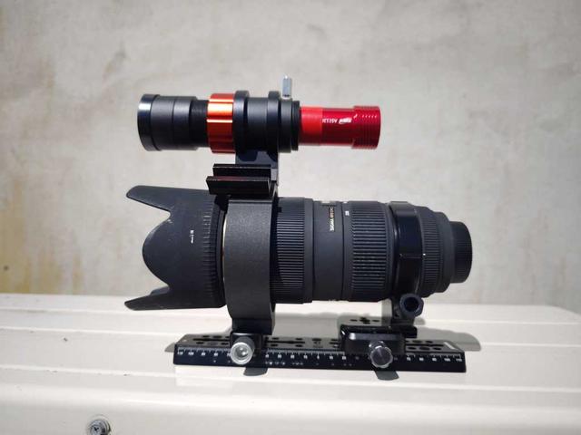 Adaptador 3D Astrofotografía + DSLR  + Objetivo 3D model thumbnail