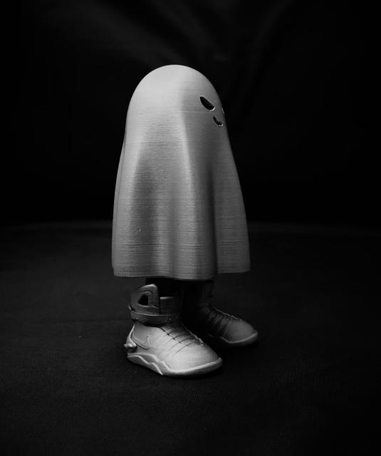 NEW sneaker for Ghosties Back to the Future 3D model thumbnail