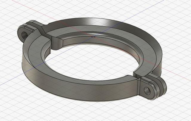 Shock Absorber Ring Locator 3D model thumbnail