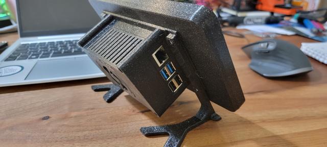 extended rpi4 case for Ice Tower Low Profile cooling fan 3D model thumbnail
