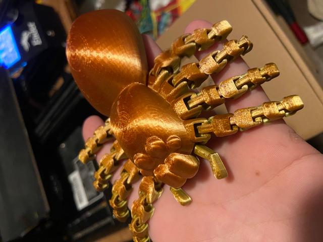 Articulated spider remix 3D model thumbnail