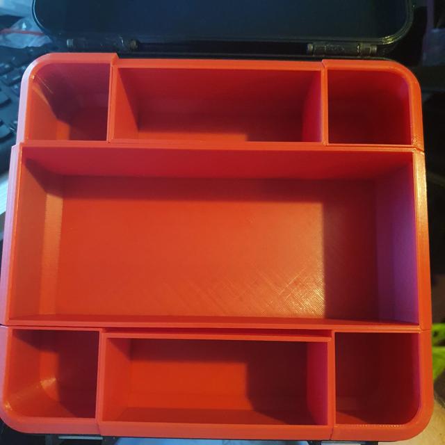Storage dividers for Tool Box Parametric 3D model thumbnail