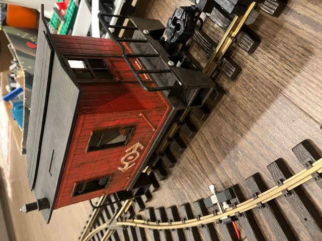 Shortline Bobber Caboose 3D model thumbnail
