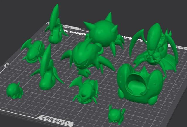 Starcrafts Carbot Zerg Army for Starcraft TMG 3D model thumbnail