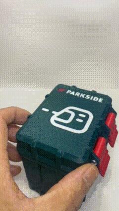 Estuche resistente para nivel láser Parkside 3D model thumbnail