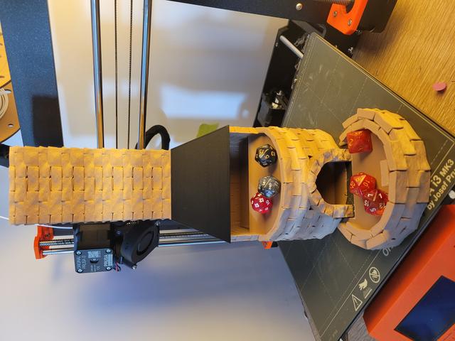 Forge Dice Tower 3D model thumbnail