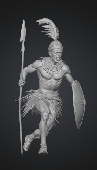 Charge of the Iron Shield 3D model thumbnail