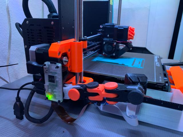 Pi 0w Articulating Arm Mount 3D model thumbnail