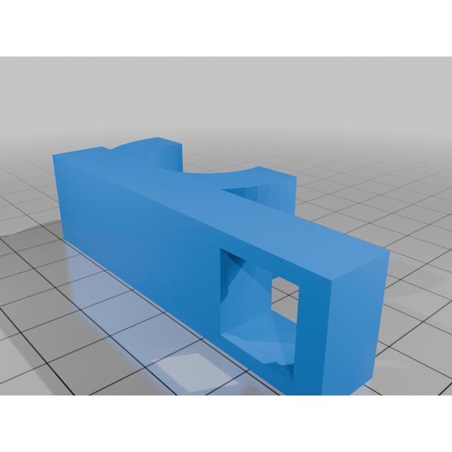 1" MX Switch Handlebar Clamp 3D model thumbnail