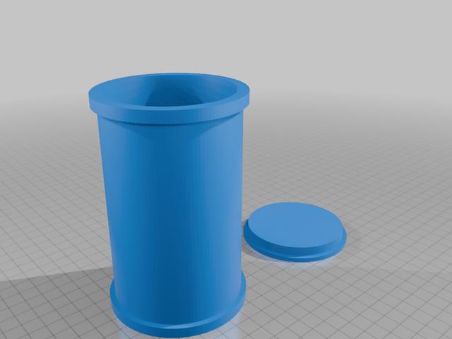 3" Ugly Balun Coil Form with Retaining Flanges 3D model thumbnail