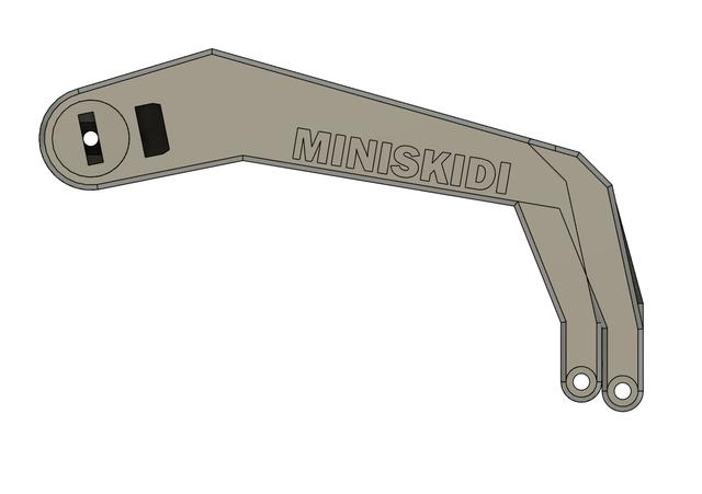 8mm Longer Skiddi Arms 3D model thumbnail
