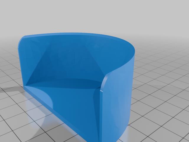 Heel guard  for slippers.  Keeps them from falling off! 3D model thumbnail