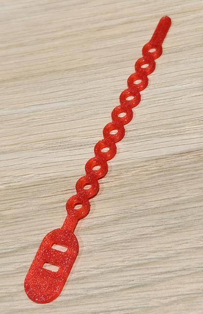 Cable Zip Tie remix (TPU 95A) 3D model thumbnail