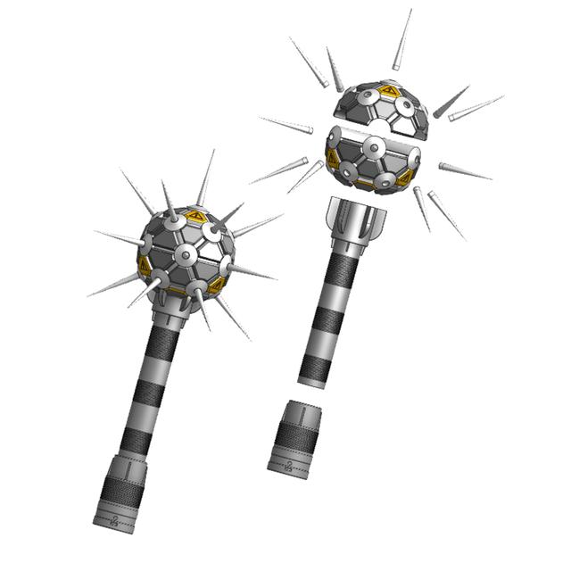 G-109 URCHIN GRENADE HELLDIVERS 2  3D model thumbnail