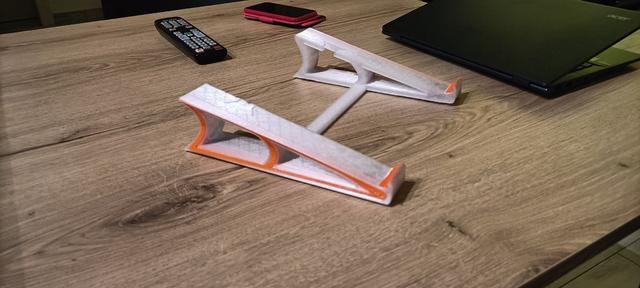 Inclined Laptop Stand 3D model thumbnail