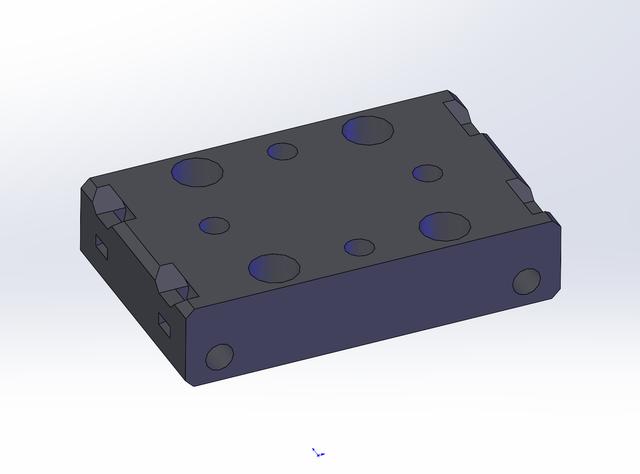 EVA 3.0 Hex Nut MGN 12H Top Endstop + Sensorless 3D model thumbnail