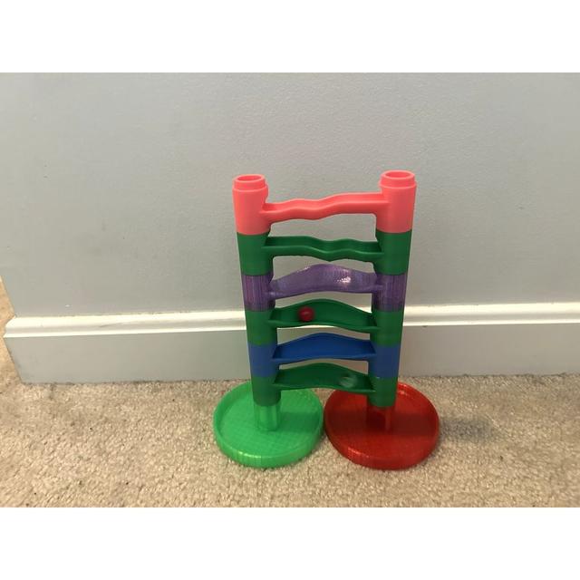 Marble Run - Twisty Set (Joyin Compatible) 3D model thumbnail