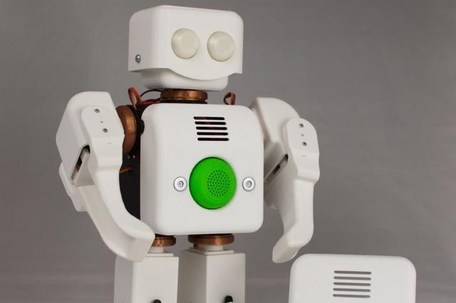 Dozer modular humanoid robot 3D model thumbnail