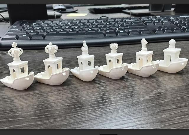 3DBenchy Chess Set (The "Benchessy") 3D model thumbnail