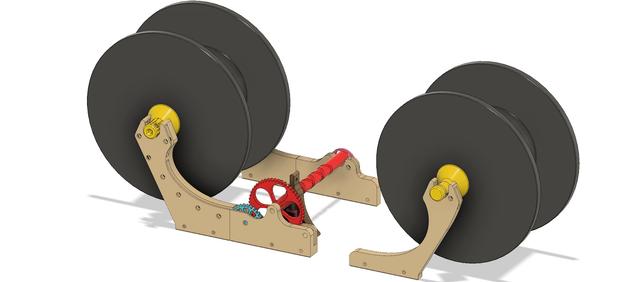 Pastamatic Remix: 5Kg to 5Kg Spool Winder 3D model thumbnail