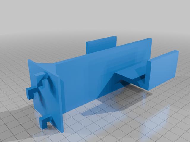 IKEA Skådis dual headset bracket 3D model thumbnail
