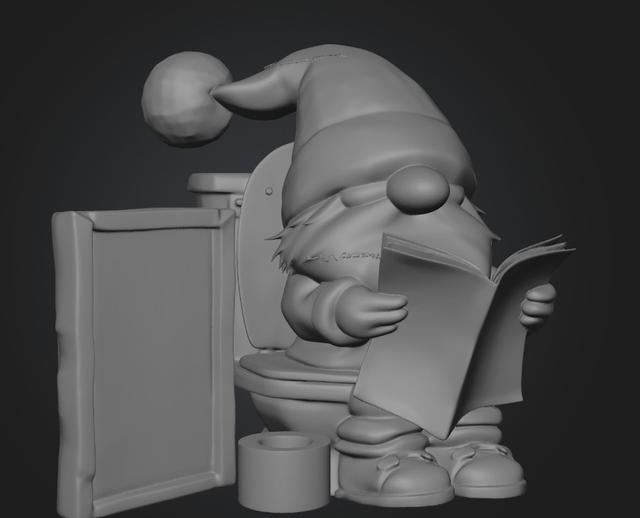 Would Poop Here Again 3D model thumbnail