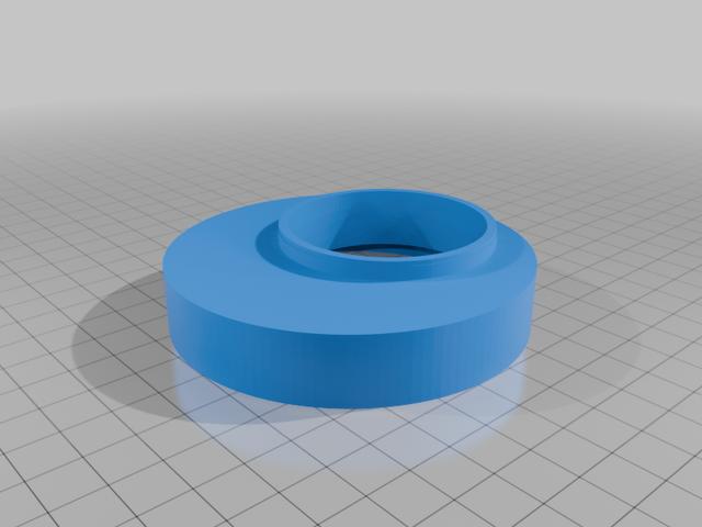 72" Manhole transition slab 3D model thumbnail