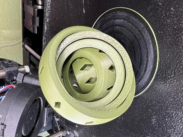 Rotating Ring Fidget Toy 3D model thumbnail