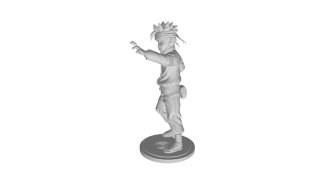 narutou zumaki 3D model thumbnail