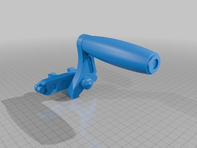 M2 Browning 0.50 cal Machine Gun (1:1 Scale) remix for smaller printers 3D model thumbnail