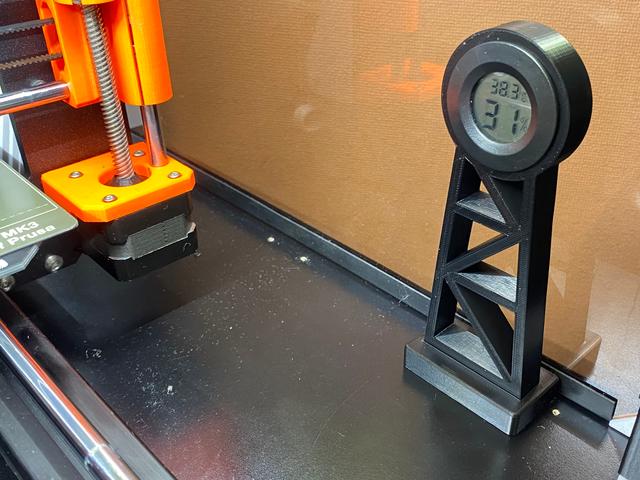 Enclosure monitoring thermo-hygrometer tower 3D model thumbnail