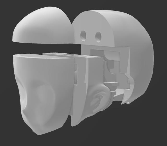 Dummy 13 Anime-style head base 3D model thumbnail