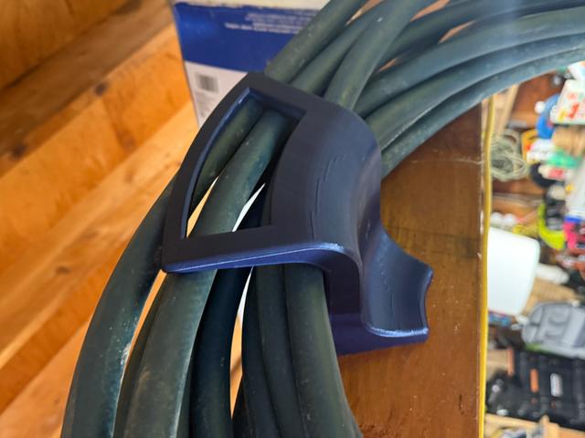 Garden Hose Holder - 2x6 Rafter Mount 3D model thumbnail