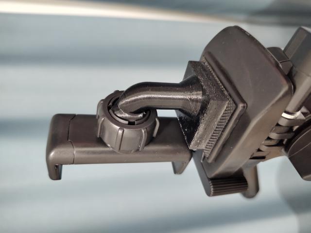 1/4'' thread to ball adapter 3D model thumbnail