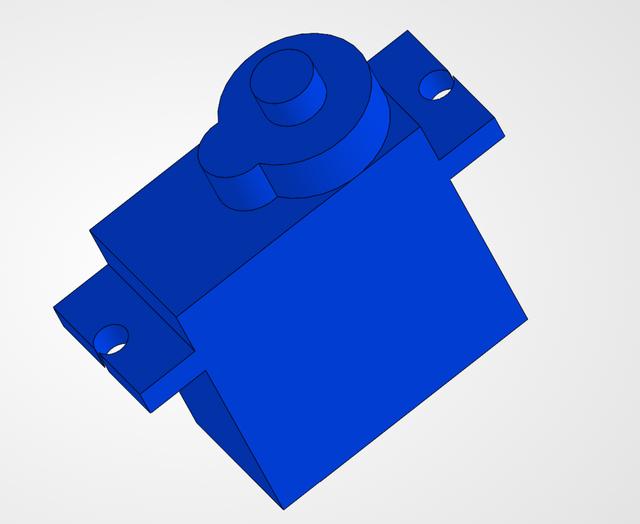9G Servo Placeholder 3D model thumbnail