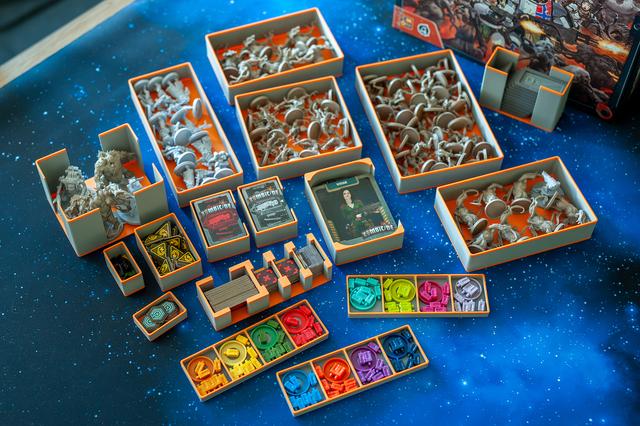 Zombicide Invader + Black Ops - Insert Organizer 3D model thumbnail