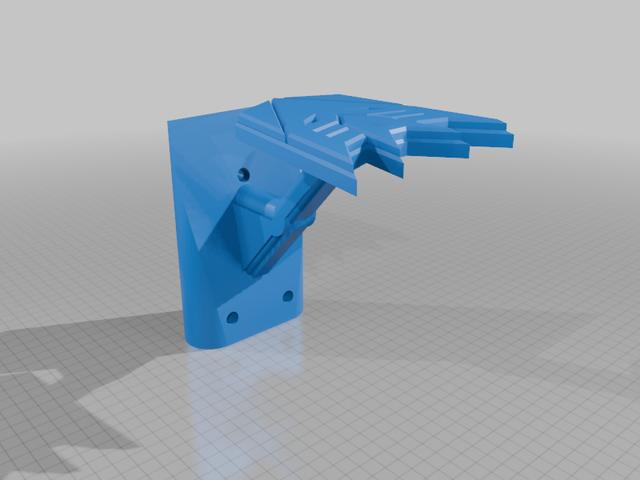 decepticon hood ornament 3D model thumbnail
