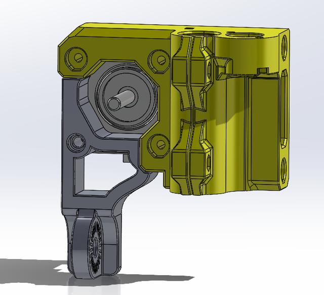 Articulating Raspberry Pi Camera Mount (Revised X-Axis Remix) 3D model thumbnail
