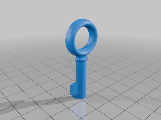 keys 3D model thumbnail