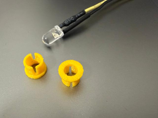 5 mm LED Holder 3D model thumbnail