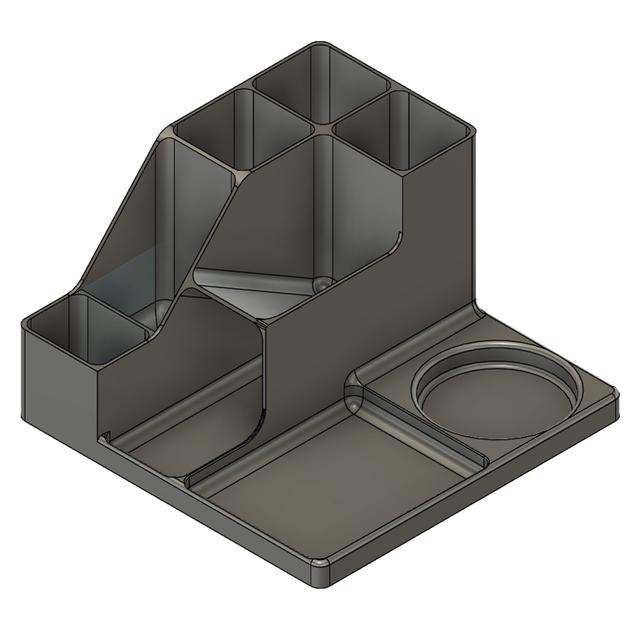 Bathroom Organizer 3D model thumbnail