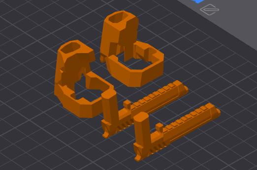 Dummy 13 Extended barrel guns resized 250% 3D model thumbnail