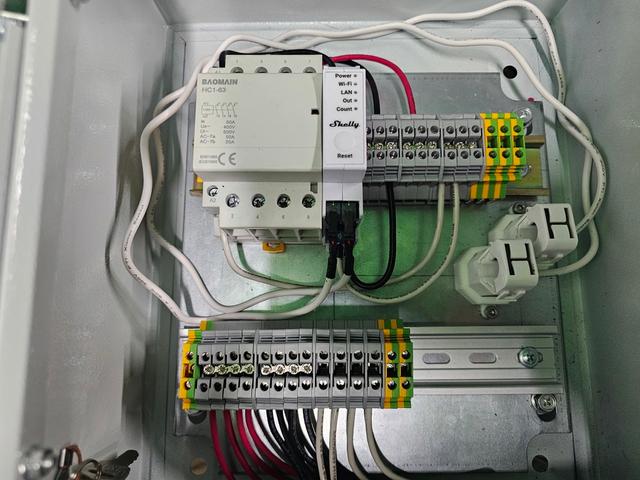 Shelly Pro EM-50A Smart Energy Meter with 50A CTs 3D model thumbnail